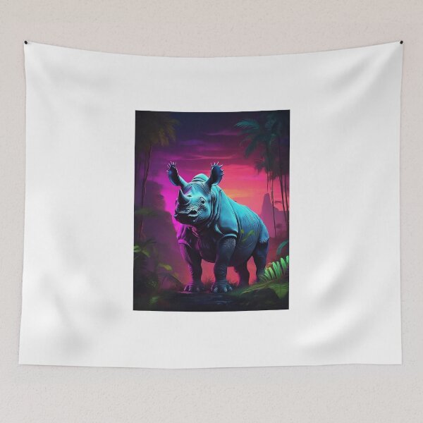 Item preview, African rhinoceros designed and sold by Promarkets.