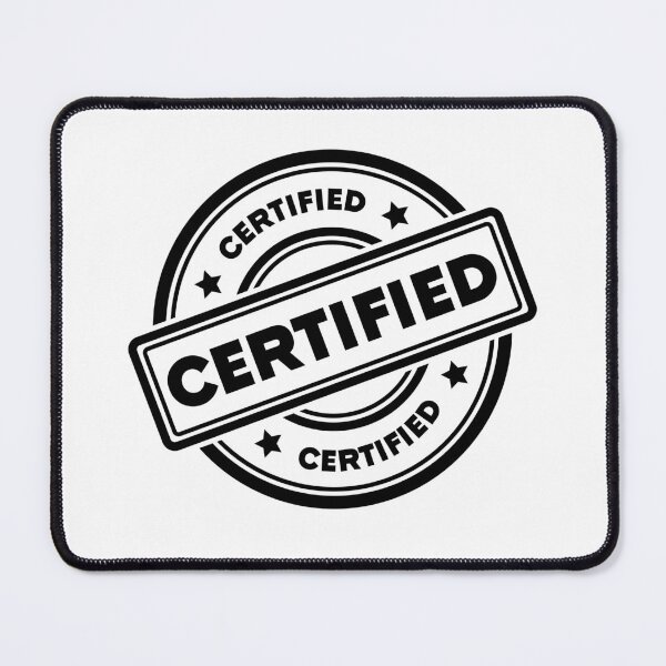 Item preview, Certified Stamp Design designed and sold by GainsGraphics.