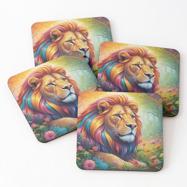 Item preview, Regal Spectrum: Lion of the Vibrant Forest designed and sold by Nick Seidel.