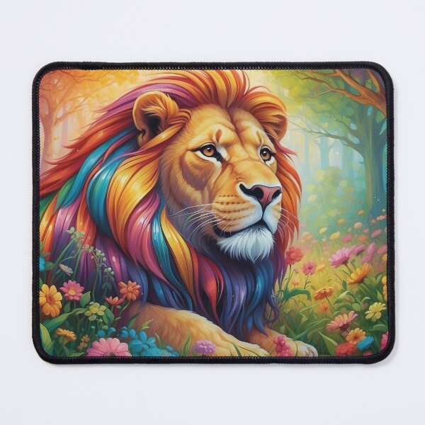 Item preview, Regal Spectrum: Lion of the Vibrant Forest designed and sold by Nick Seidel.