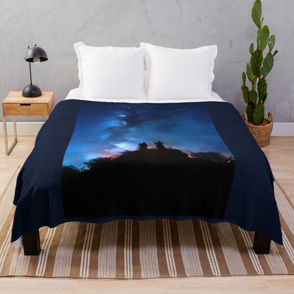 Item preview, Silhouette father and son looking at the night sky, Space Inspirations designed and sold by Gabi.Media.