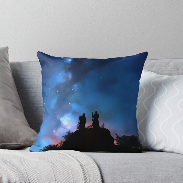 Item preview, Silhouette father and son looking at the night sky, Space Inspirations designed and sold by Gabi.Media.