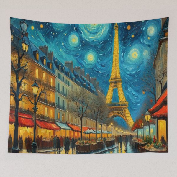 Item preview, Paris Starry Starry Night designed and sold by JackFreestone.