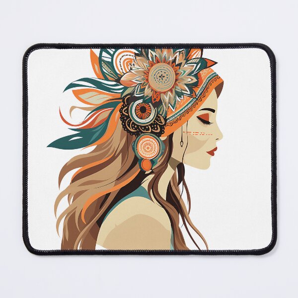Item preview, Bohemian Floral Mandala Tapestry: Vintage Art of Colorful Nature and Spiritual Design designed and sold by wannapong.