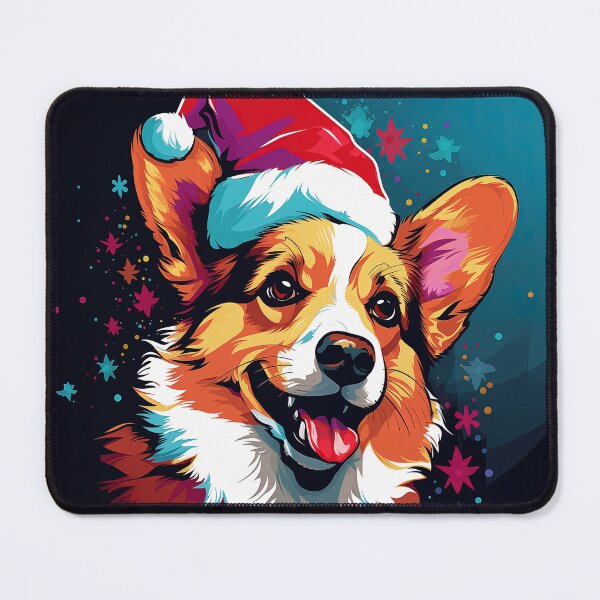 Item preview, Christmas Corgi Pop Art Style designed and sold by MCGrafxStudio.