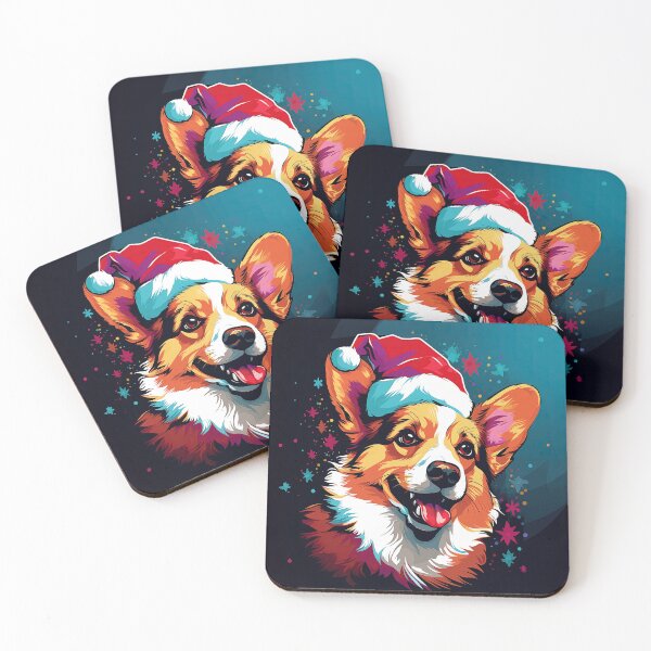 Item preview, Christmas Corgi Pop Art Style designed and sold by MCGrafxStudio.