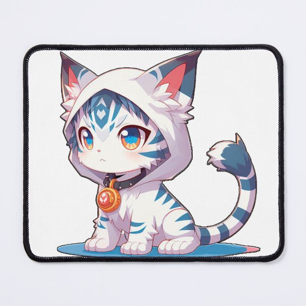 Item preview, kawaii white tiger designed and sold by Targa-desing.