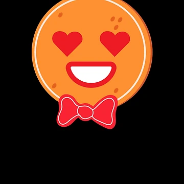 Imagen de la obra Gingerbread Man Emoticons Heart Eyes In Love Emoticon Gear de DynamicDesign