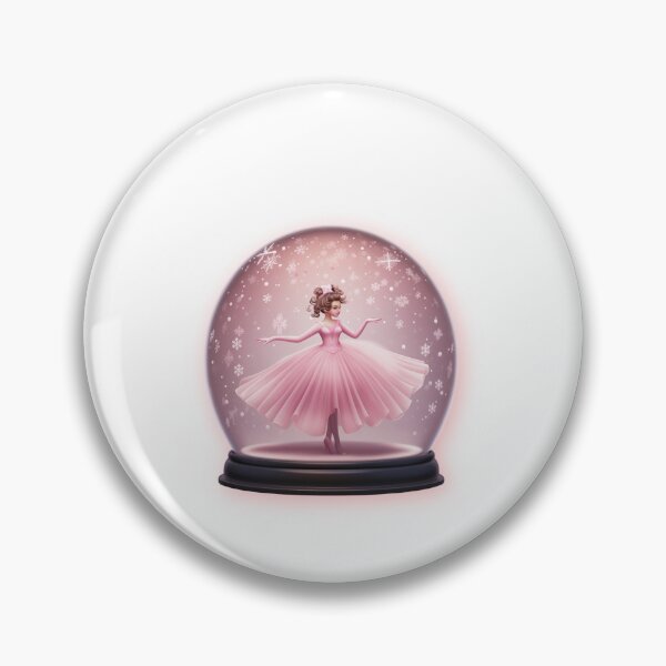 Item preview, Funny Ballerina Snow Globe, The Nutcracker Christmas Special, Christmas 2024 designed and sold by ArtByKatti.