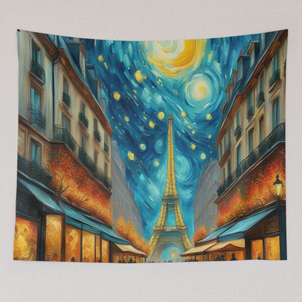 Item preview, Paris Starry Starry Night designed and sold by JackFreestone.