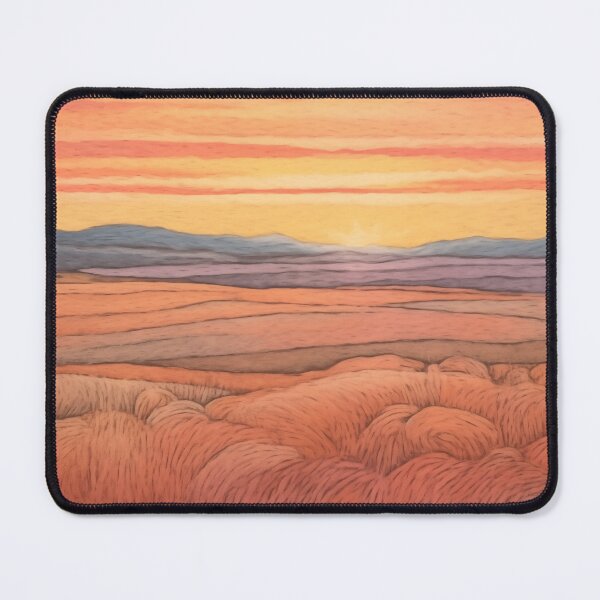 Item preview, Grassy sunset designed and sold by PricklyPeanut.