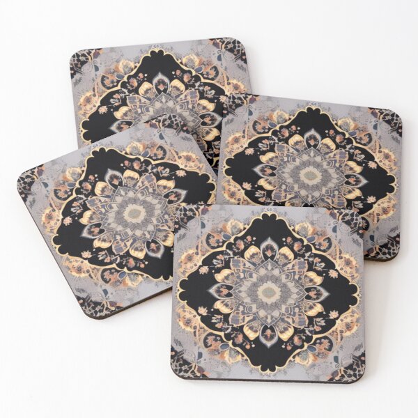 Item preview, Gold silver and black antique tapestry  designed and sold by Roxburylane.