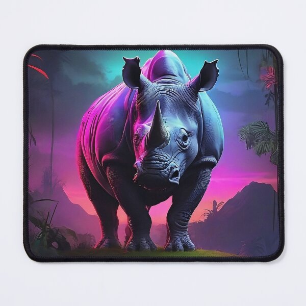 Item preview, African rhinoceros designed and sold by Promarkets.