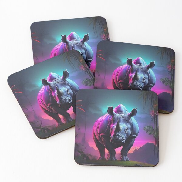Item preview, African rhinoceros designed and sold by Promarkets.