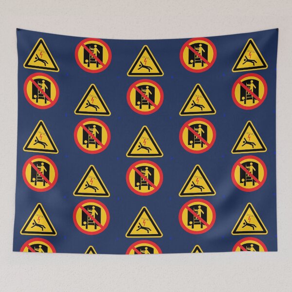 Item preview, Carriage riding safety sign Deutsche Bahn designed and sold by Green-over-red.