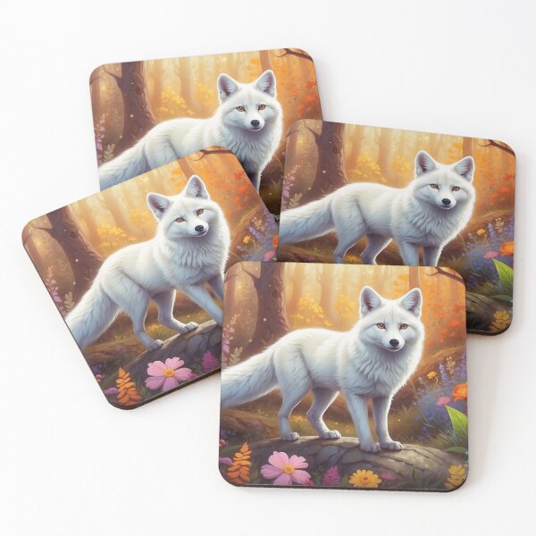 Item preview, Mystic Forest Sentinel: The Arctic Fox designed and sold by Nick Seidel.