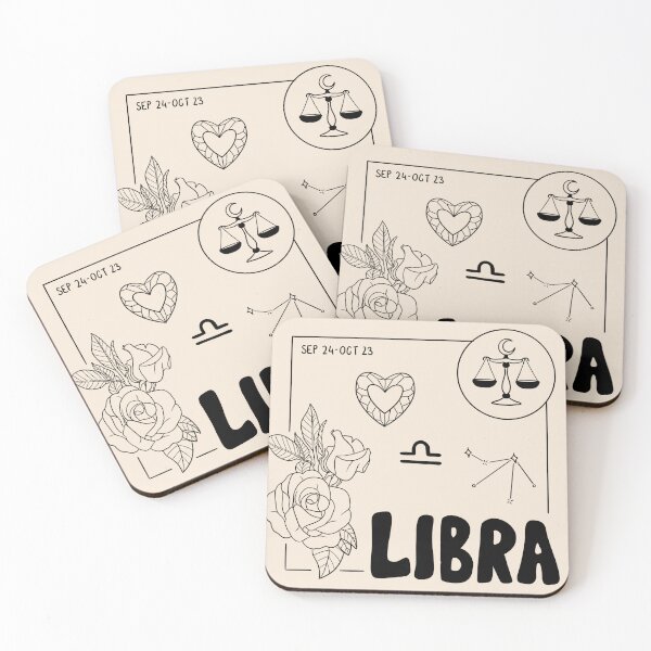 Item preview, Libra zodiac sign birth flower birthstone constellation symbol designed and sold by Hannah-Keila.