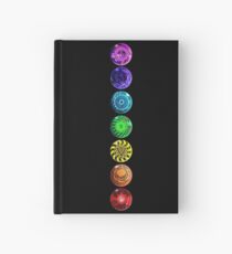 All Chakra - Transparent/Black/No Words Hardcover Journal