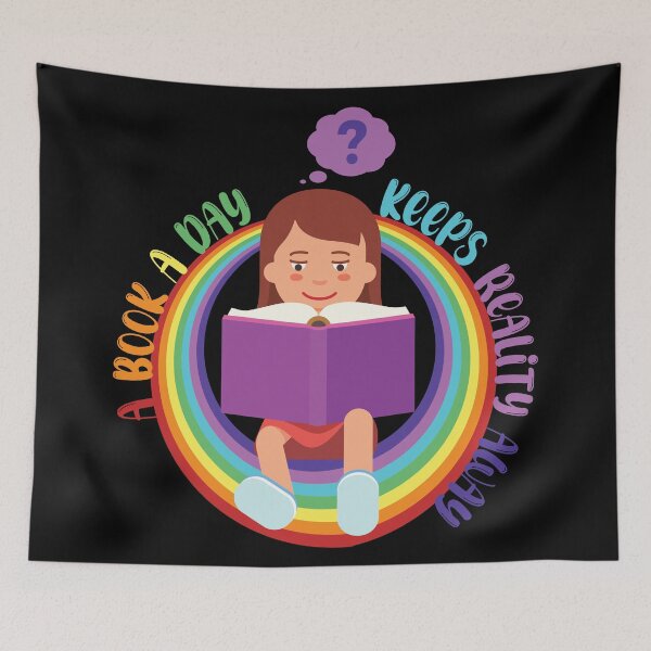 Item preview, A Book A Day Keeps Reality Away designed and sold by designerpriti.