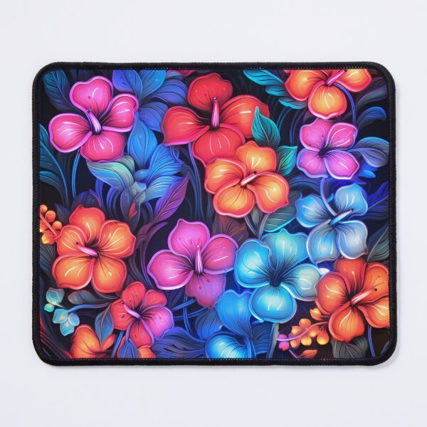 Item preview, Dazzling Bioluminescent Flowers designed and sold by Clock-Designer.