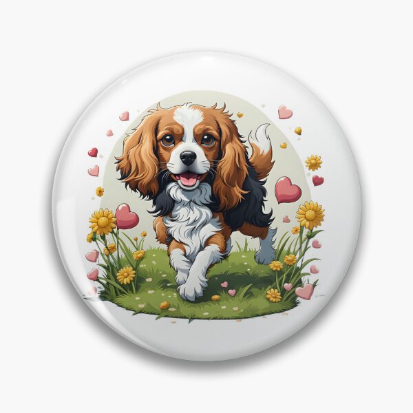 Item preview, Cute playful Cavalier King Charles designed and sold by Kaleddis.