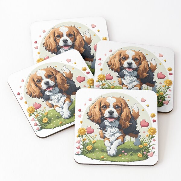 Item preview, Cute playful Cavalier King Charles designed and sold by Kaleddis.