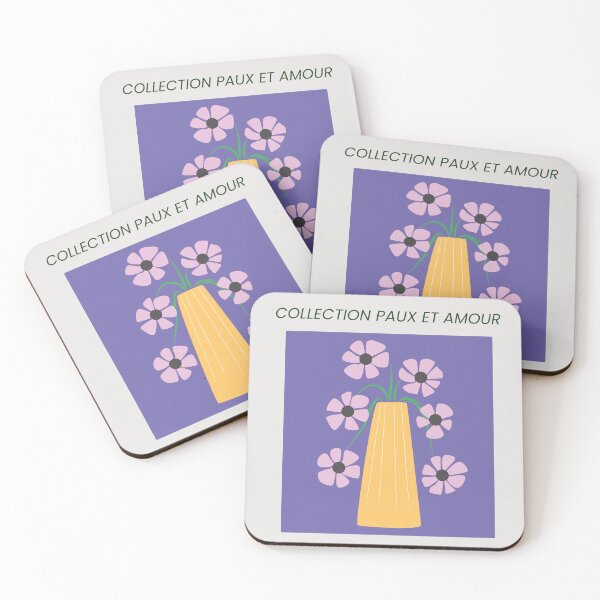 Item preview, Matisse inspired fllower wall art, home decor, purple flowers designed and sold by shreya ranjan.