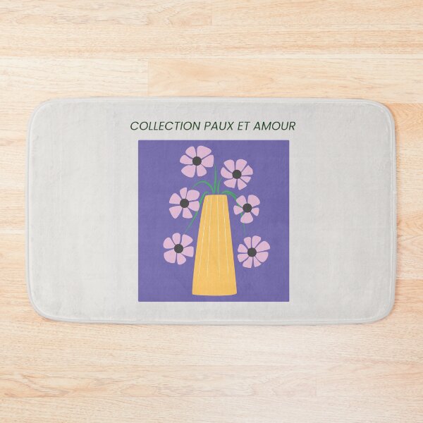 Item preview, Matisse inspired fllower wall art, home decor, purple flowers designed and sold by shreya ranjan.