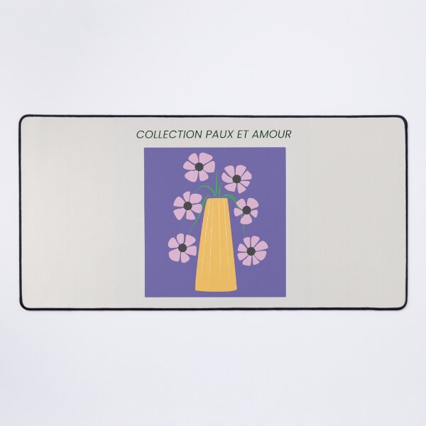 Item preview, Matisse inspired fllower wall art, home decor, purple flowers designed and sold by shreya ranjan.