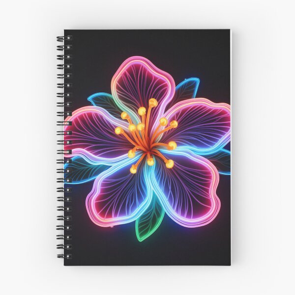 Item preview, Glowing Neon Flower designed and sold by Clock-Designer.