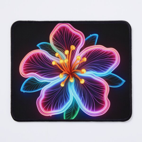 Item preview, Glowing Neon Flower designed and sold by Clock-Designer.