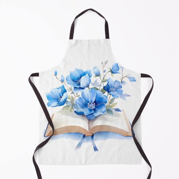 Item preview, Book aesthetics, Blue flowers growing from book designed and sold by xiao xuans.