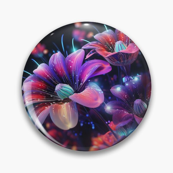 Artikelvorschau, Faszinierende Neonblume entworfen und verkauft von Clock-Designer.