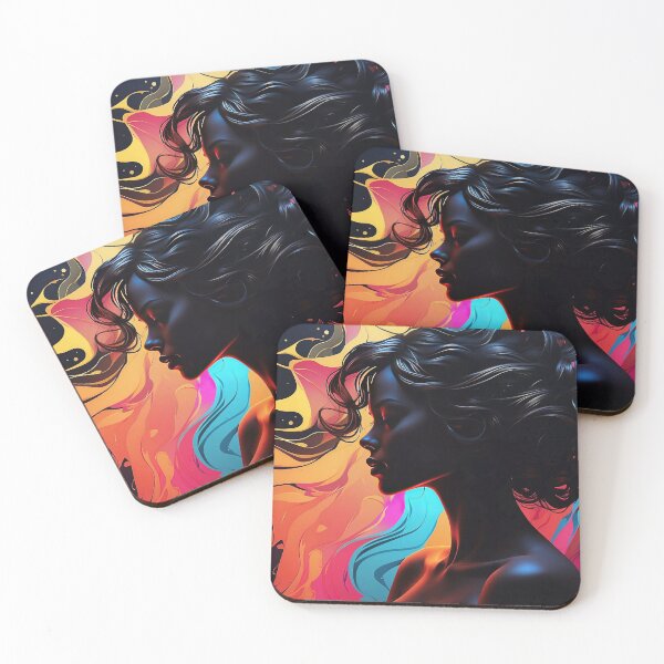 Item preview, Vibrant Essence: Abstract Female Silhouette designed and sold by Nick Seidel.