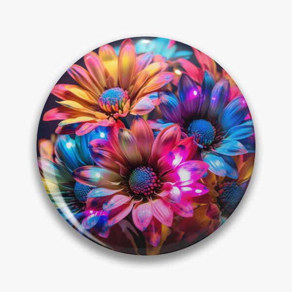Aperçu de l'œuvre Bouquet de Fleurs Multicolores Éclatant créée et vendue par Clock-Designer.