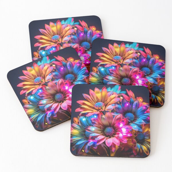 Item preview, Vibrant Multicolored Flower Bouquet designed and sold by Clock-Designer.