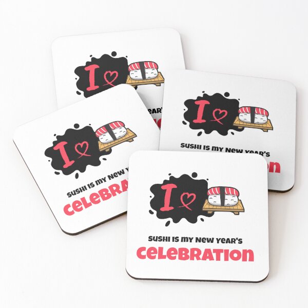 Item preview, SUSHI,SOY SAUCE,NEW YEAR,SWEET,CELEBRATION,SLOGAN,LOVE,ENGLISH,GERMAN designed and sold by Luckybliss-RE.