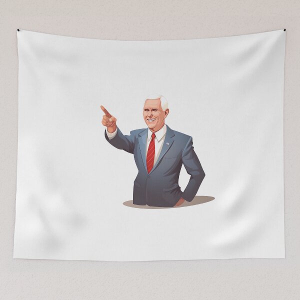 Item preview, Mike Pence: Portrait of an Influential American Politician and Former Vice President designed and sold by wannapong.