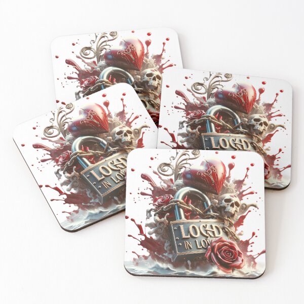 Item preview, Locked in Love - Gothic Romance Artwork designed and sold by Pixel Dome.