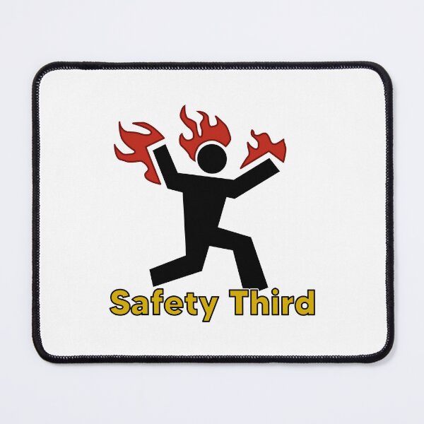 Item preview, Safety Third designed and sold by CosmoShirts.