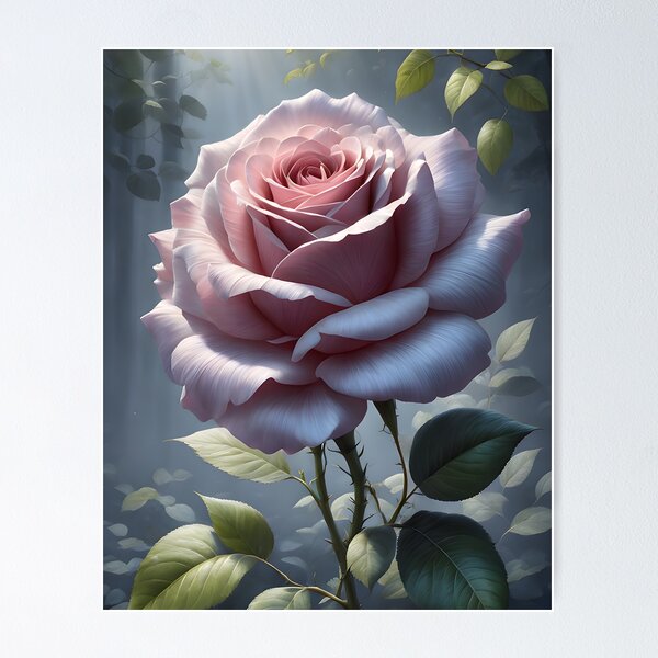 Item preview, Rosa rosa en la luz del sol designed and sold by MotleyPlay.