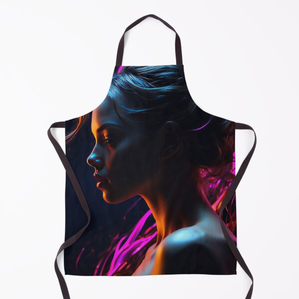 Item preview, Neon Contours - Ethereal Light Portrait designed and sold by Nick Seidel.