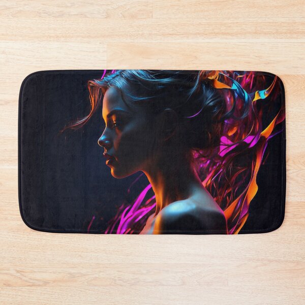 Item preview, Neon Contours - Ethereal Light Portrait designed and sold by Nick Seidel.
