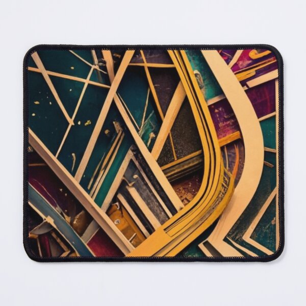 Item preview, logo image illustration graffiti blurred shadows color explosion multicolored fabric abstraction space shades of brown gold lines saturated colors intense colors 3D designed and sold by gulka8.