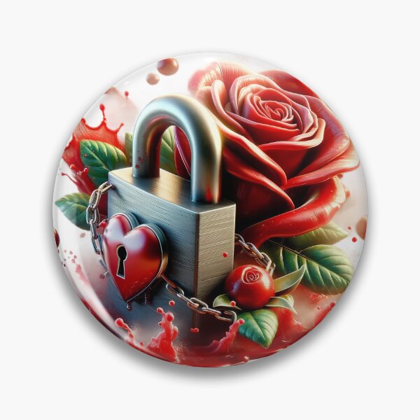 Item preview, Eternal Embrace: Lock and Rose  designed and sold by Pixel Dome.