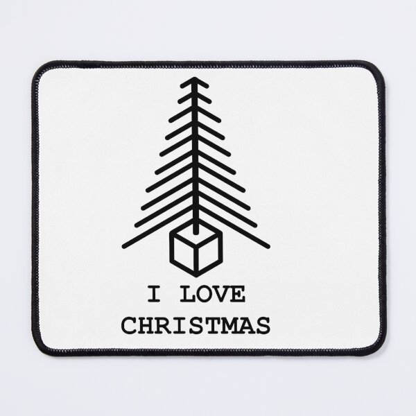 Item preview, I LOVE CHRISTMAS tree designed and sold by Urszula Żydek.