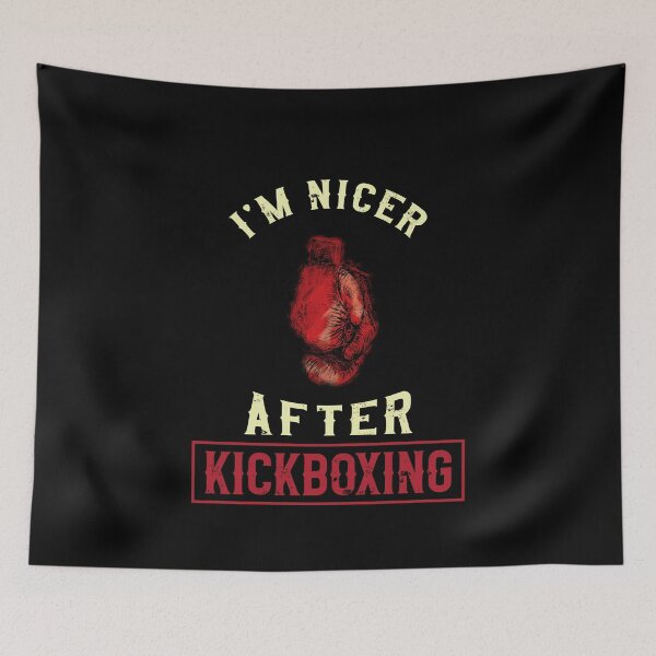 Item preview, Im Nicer After Kickboxing Kickboxer Logo designed and sold by ArabCorner.