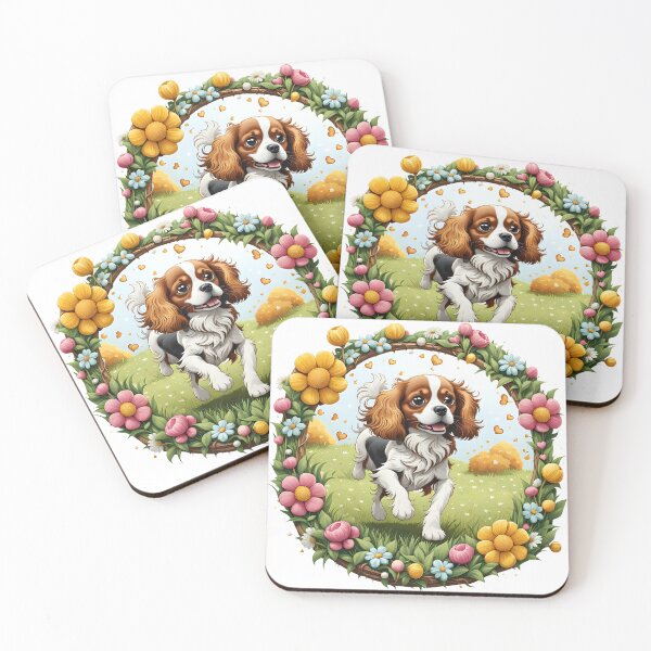 Item preview, Cute playful Cavalier King Charles designed and sold by Kaleddis.