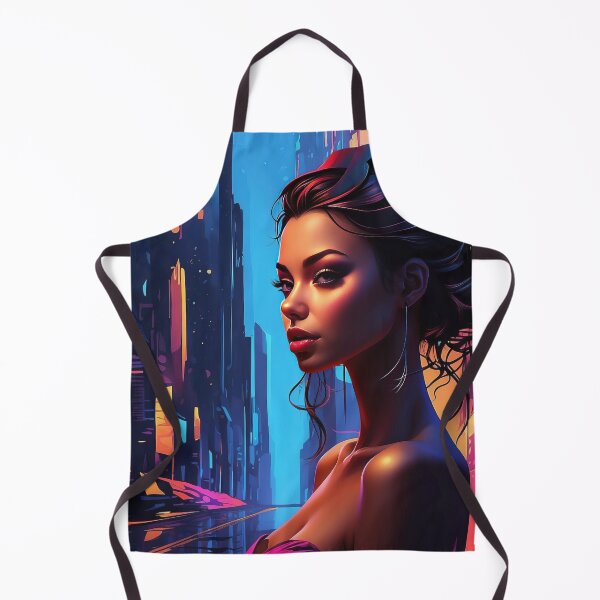 Item preview, Cityscape Chic - Neon Dusk Portrait designed and sold by Nick Seidel.