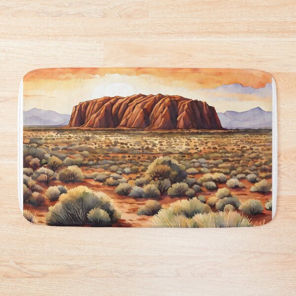 Item preview, Roca dorada de Ayers al atardecer designed and sold by LSVart.